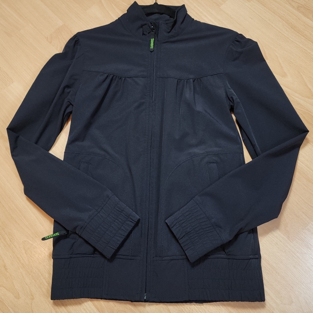 Sombrio Freeride Soft Shell Nylon Zip Jacket Biking Women's Size Medium